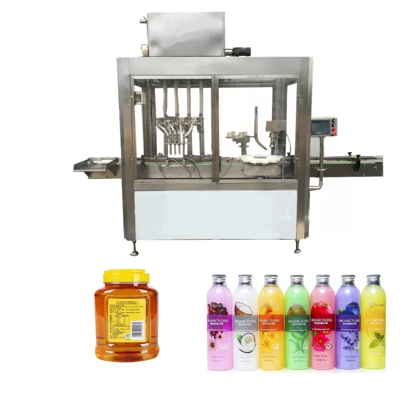 रंग टच स्क्रीन तेल की बोतल भरने की मशीन