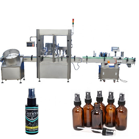 छोटी बोतल, शीशी, सिरिंज के लिए 5-50 मिलीलीटर वायवीय स्टेनलेस स्टील तरल, पेस्ट, क्रीम भरने की मशीन A02