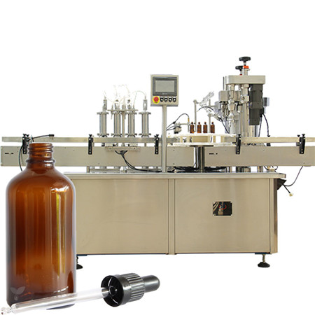ऑटो तरल बोतल भरने की मशीन 4 ऑउंस अरोमाथेरेपी प्लास्टिक ड्रॉपर बोतलें 8 ऑउंस लैवेंडर आवश्यक तेल की बोतल भरने की मशीन: